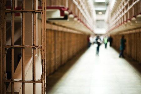 corrections facility hallway