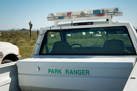 park ranger vehicle