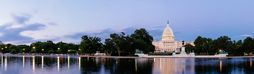 panorama of us capitol building